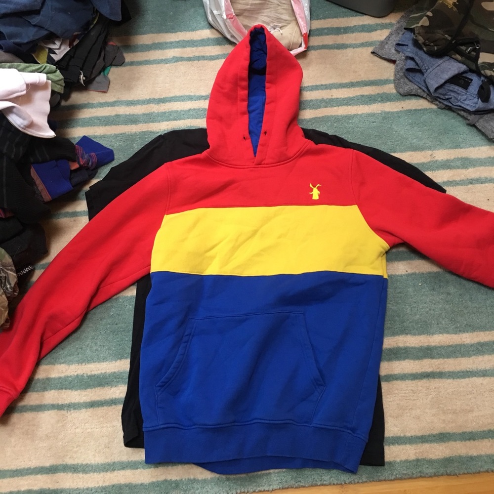 Dutch Bros multi color hoodie